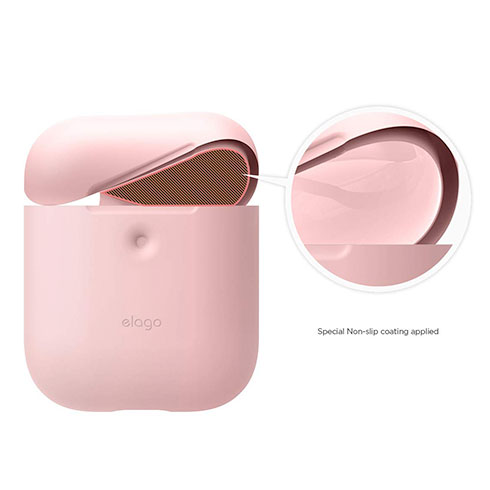 Elago Airpods 2 Silicone Case - Pink