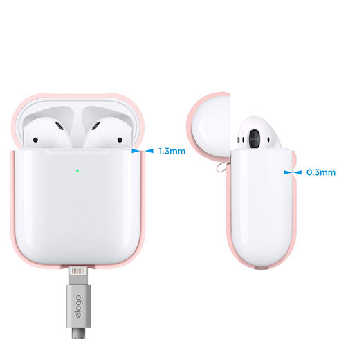 Elago Airpods 2 Silicone Case - Pink