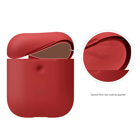 Elago Airpods 2 Silicone Case - Red