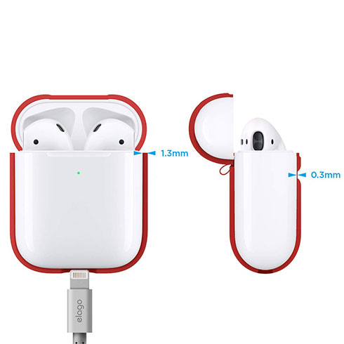 Elago Airpods 2 Silicone Case - Red