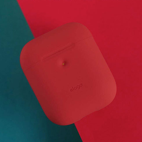 Elago Airpods 2 Silicone Case - Red