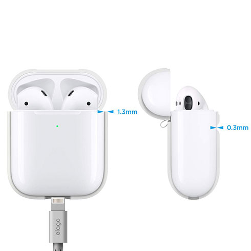 Elago Airpods 2 Silicone Case - White