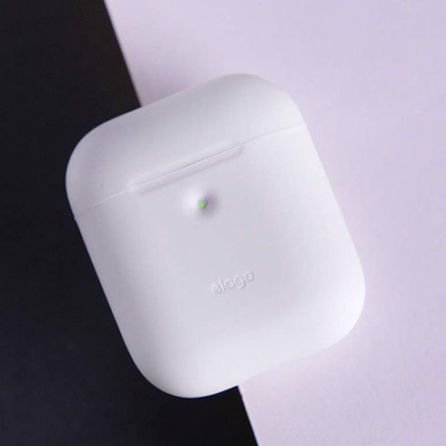 Elago Airpods 2 Silicone Case - White