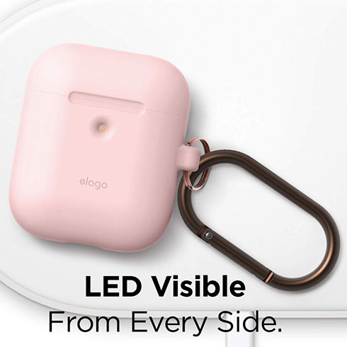 Elago Airpods 2 Silicone Hang Case - Pink