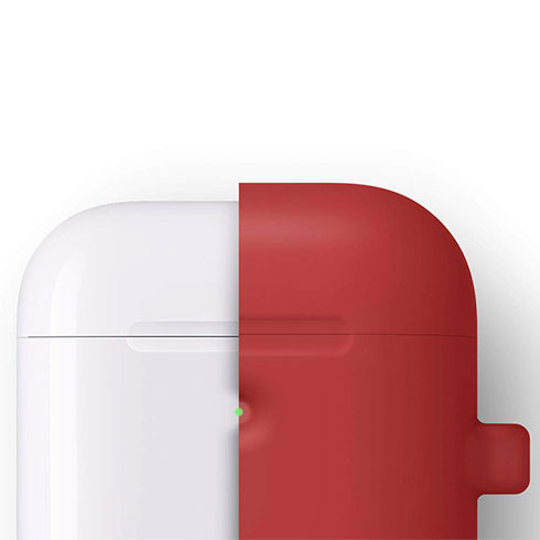 Elago Airpods 2 Silicone Hang Case - Red