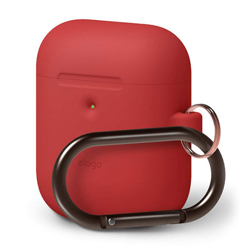 Elago Airpods 2 Silicone Hang Case - Red