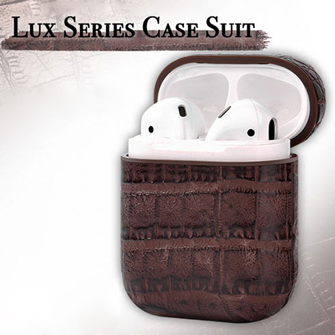 Devia puzdro Lux Series Case Suit pre Apple AirPods - Brown