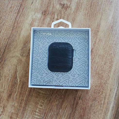 Devia puzdro Lux Series Case Suit pre Apple AirPods - Brown