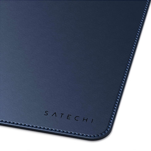 Satechi Eco Leather Desk Mat Blue