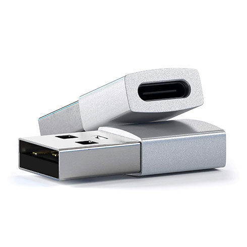 Satechi adapter USB 3.0 to USB-C - Silver Aluminium