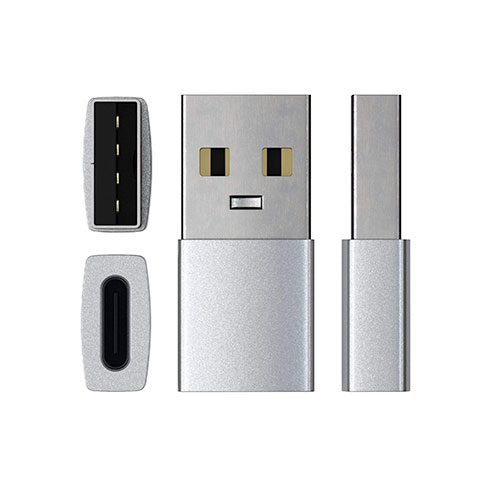 Satechi adapter USB 3.0 to USB-C - Silver Aluminium