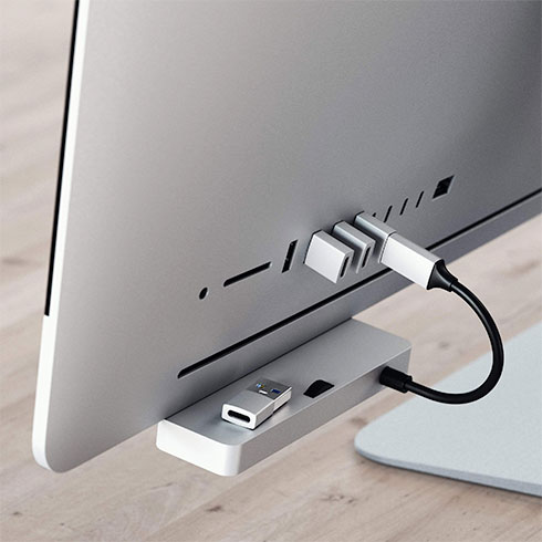 Satechi adapter USB 3.0 to USB-C - Silver Aluminium