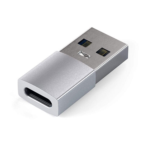 Satechi adapter USB 3.0 to USB-C - Silver Aluminium