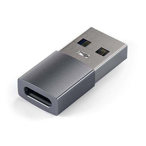 Satechi adapter USB 3.0 to USB-C - Space Gray Aluminium