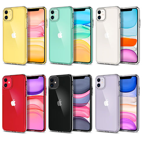 Spigen kryt Ultra Hybrid pre iPhone 11 - Crystal Clear