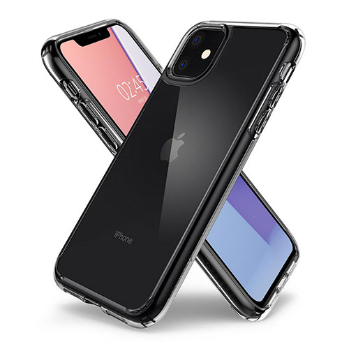 Spigen kryt Ultra Hybrid pre iPhone 11 - Crystal Clear