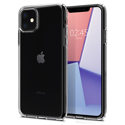 Spigen kryt Crystal Flex pro iPhone 11 - Crystal Clear