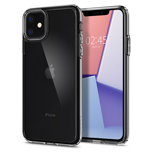 Spigen kryt Crystal Hybrid pre iPhone 11 - Crystal Clear