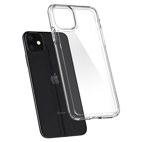 Spigen kryt Crystal Hybrid pre iPhone 11 - Crystal Clear