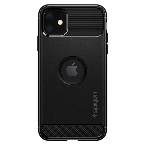Spigen kryt Rugged Armor pre iPhone 11 - Black