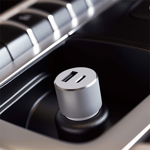 Satechi 72W Type-C PD Car Charger - White