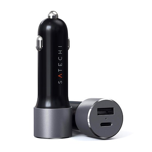 Satechi 72W Type-C PD Car Charger - Space Gray