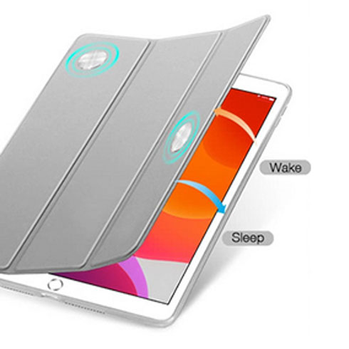 ESR puzdro Silicon Rebound Case pre iPad 10.2" 2019/2020/2021 - Silver