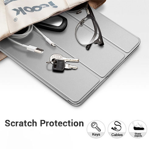 ESR puzdro Silicon Rebound Case pre iPad 10.2" 2019/2020/2021 - Silver