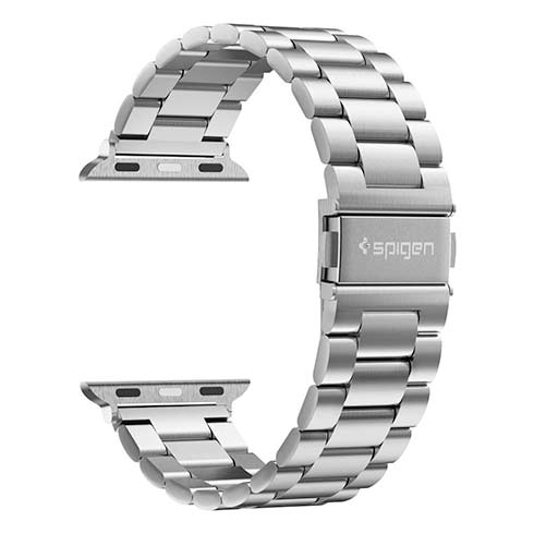 Spigen remienok Modern Fit pre Apple Watch 44/45/46mm - Silver