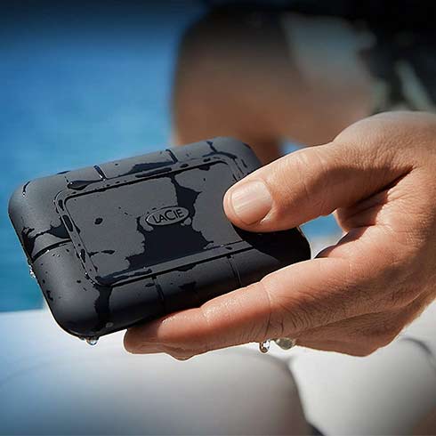 LaCie SSD 1TB Rugged Pro Thunderbolt 3 - Black