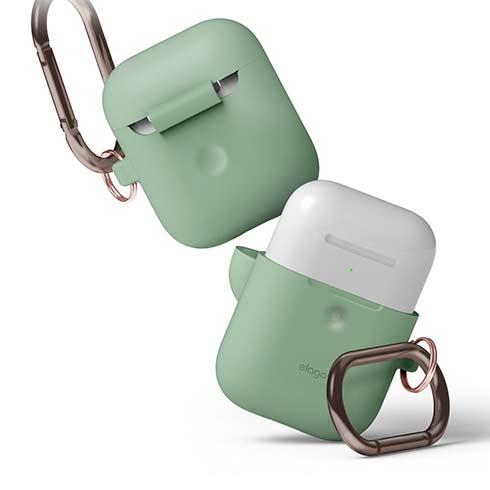 Elago Airpods 2 Silicone Hang Case - Pastel Green