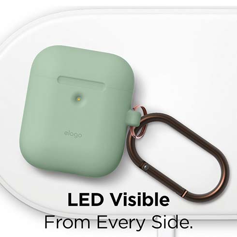 Elago Airpods 2 Silicone Hang Case - Pastel Green