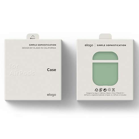 Elago Airpods 2 Silicone Hang Case - Pastel Green