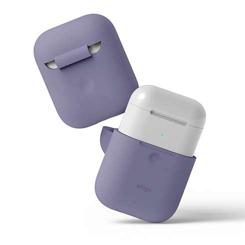 Elago Airpods 2 Silicone Case - Lavender Gray