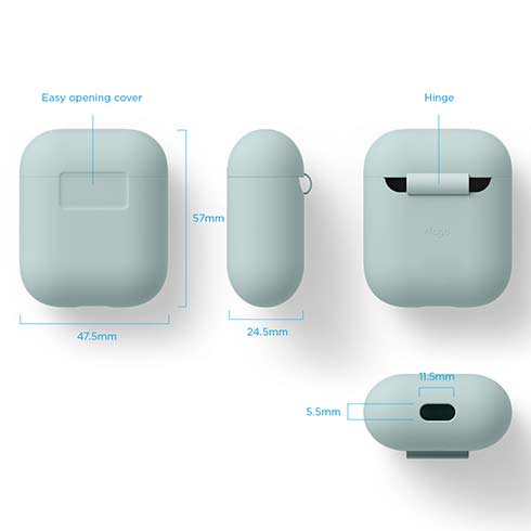 Elago Airpods Silicone Case - Baby Mint