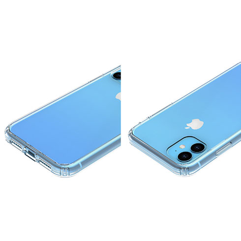 Swarovski kryt Milky Way Clear pre iPhone 11 - Neon Yellow