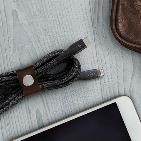 Belkin kábel Boost Charge DuraTek USB-C to Lightning 1.2m - Black