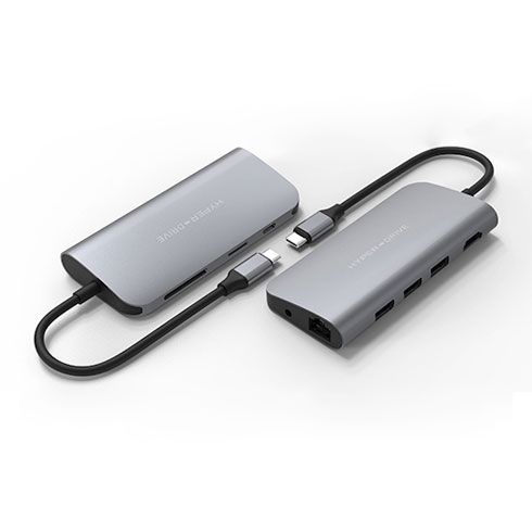 Hyper USB-C Hub HyperDrive Power 9-in-1 - Space Gray