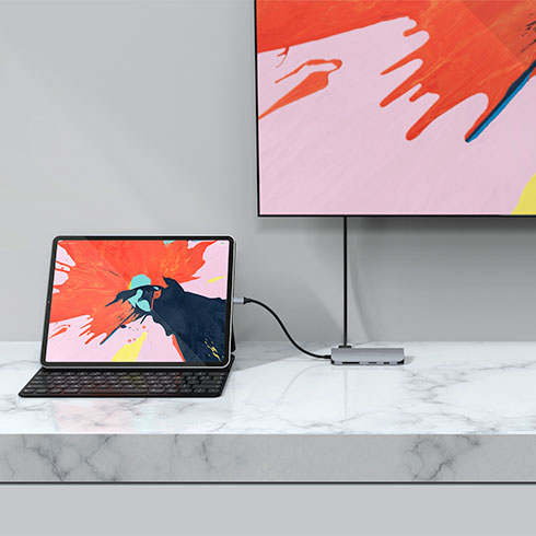 Hyper USB-C Hub HyperDrive Power 9-in-1 - Space Gray