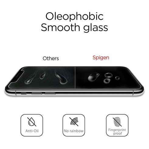 Spigen ochranné sklo GLAS.tR SLIM HD pre iPhone 11 Pro/XS - Clear