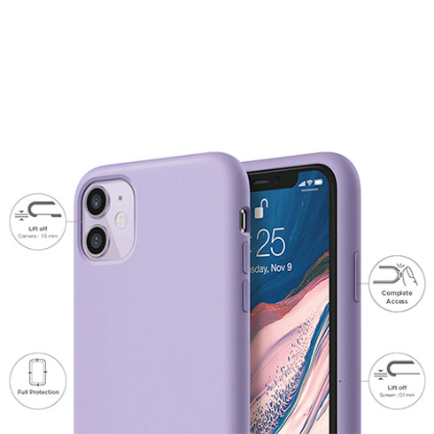 Elago kryt Silicone Case pre iPhone 11 - Lavender