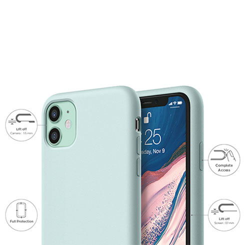 Elago kryt Silicone Case pre iPhone 11 - Baby Mint