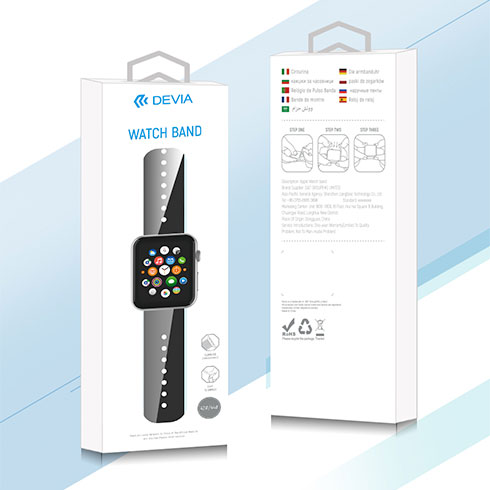 Devia remienok Apple Watch Deluxe Series Sport Band 40/41/42mm - Black