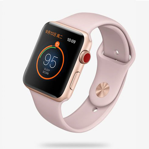 Devia Apple Watch Deluxe Series Sport Band 44/45/46mm - Pink Sand