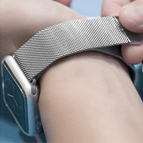 Devia Apple Watch Elegant Series Milanese Loop 44/45/46mm - Silver