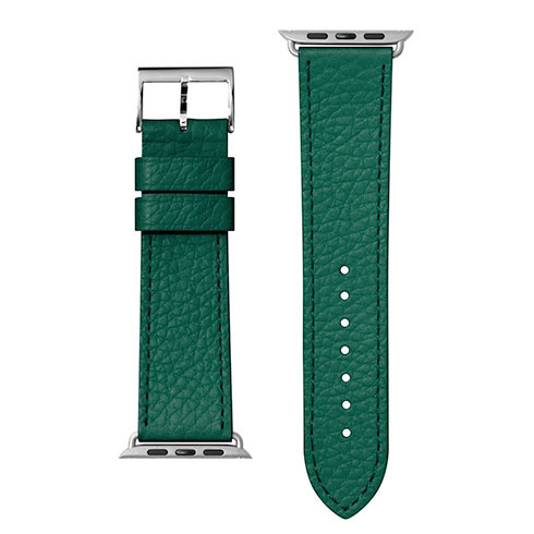 LAUT kožený řemínek Milano pro Apple Watch 38/40/41mm - Emerald
