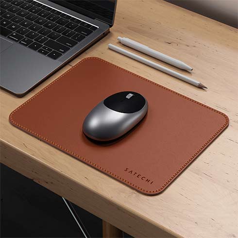 Satechi podložka pod myš Eco-Leather Mouse Pad - Brown
