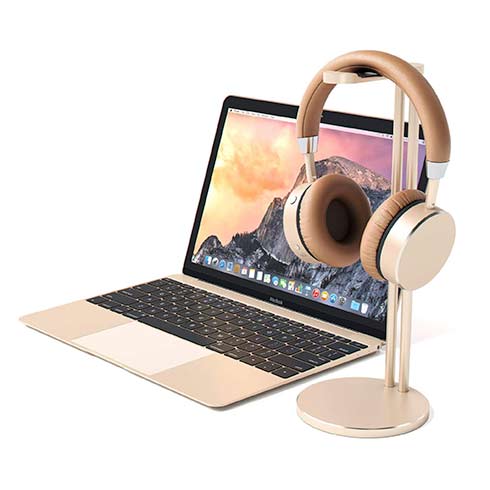 Satechi stojan na slúchadlá Slim Headphone Stand - Gold Aluminium