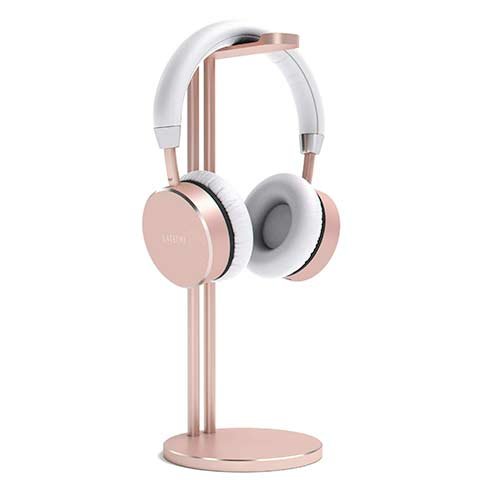 Satechi stojan na slúchadlá Slim Headphone Stand - Rose Gold Aluminium