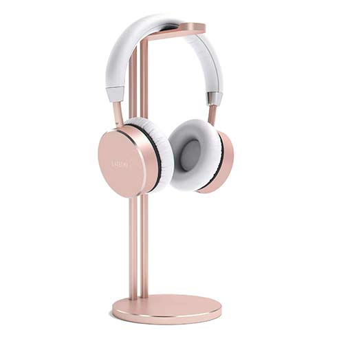 Satechi stojan na slúchadlá Slim Headphone Stand - Rose Gold Aluminium